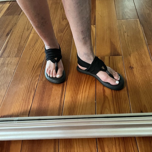 SANUK WOMENS YOGA SLING SANDALS ~SIZE 7 - Picture 2 of 11